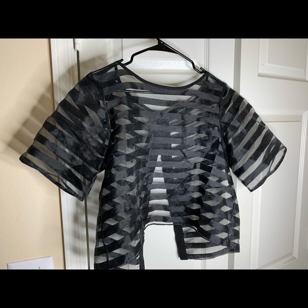 Sheer shirt
